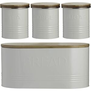Typhoon Cream Storage Set - Airtight, Bamboo Lids Typhoon Cream Storage Set - Airtight, Bamboo Lids