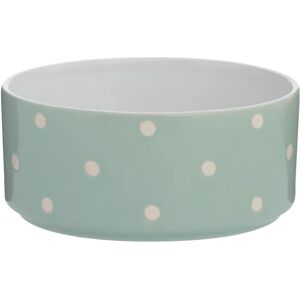 Mason Cash Polka Dot Sage Green 18cm Dog Bowl - Dog Bowl Mason Cash Polka Dot Sage Green 18cm Dog Bowl - Dog Bowl