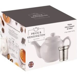 Price & Kensington Teekannen-Set - 6 Tassen - Weiß Price & Kensington Teekannen-Set - 6 Tassen - Weiß