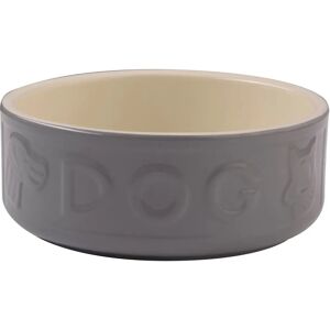 Mason Cash Grey Lettered Dog Bowl - 15 cm - Dog Bowl Mason Cash Grey Lettered Dog Bowl - 15 cm - Dog Bowl