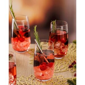 Ravenhead Kings 510ml Lead-Free Crystal Highball Glasses Set of 4 Ravenhead Kings 510ml Lead-Free Crystal Highball Glasses Set of 4
