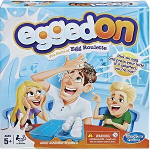 Hasbro Gaming Egged On Game - Family Party Game with Interactivity Hasbro Gaming Egged On Game - Family Party Game with Interactivity
