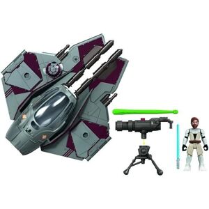 Hasbro Star Wars Mission Fleet Obi-Wan Kenobi Jedi Starfighter Action Figure - 6cm Hasbro Star Wars Mission Fleet Obi-Wan Kenobi Jedi Starfighter Action Figure - 6cm