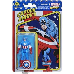 Hasbro Captain America Retro Series Action Figure - 9.5cm Hasbro Captain America Retro Series Action Figure - 9.5cm