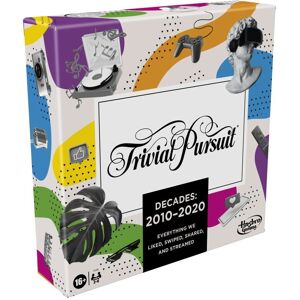 Hasbro Gaming Trivial Pursuit 2010-2020 vuosikymmenen tietovisa - Lautapeli 2-6 pelaajalle, 16+ vuotiaat Hasbro Gaming Trivial Pursuit 2010-2020 vuosikymmenen tietovisa - Lautapeli 2-6 pelaajalle, 16+ vuotiaat
