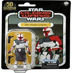 Hasbro Star Wars Arc Trooper Captain Action Figure - Vintage Collectible Hasbro Star Wars Arc Trooper Captain Action Figure - Vintage Collectible