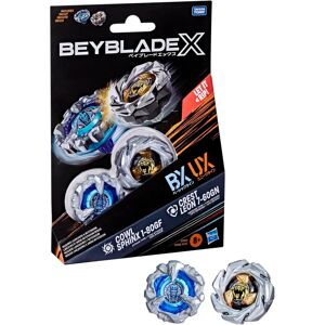 Hasbro Beyblade X Dual Pack - Cowl Sphinx & Crest Leon - Action Figures Hasbro Beyblade X Dual Pack - Cowl Sphinx & Crest Leon - Action Figures