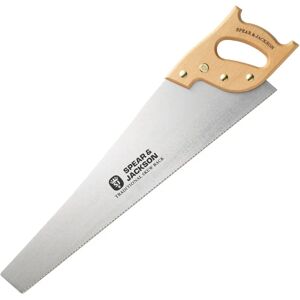 Spear & Jackson 9500R kézi fűrész - 55cm, Általános fogak, Fa fogantyú Spear & Jackson 9500R kézi fűrész - 55cm, Általános fogak, Fa fogantyú