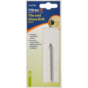 Vitrex VIT102756 Tile & Glass Drill Bit - 6mm Vitrex VIT102756 Tile & Glass Drill Bit - 6mm