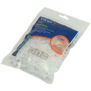 Vitrex VIT102052 5mm Floor Tile Spacers - Tile Spacers 5mm Pack 500 Vitrex VIT102052 5mm Floor Tile Spacers - Tile Spacers 5mm Pack 500