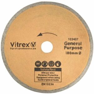 Vitrex Diamond Blade 180mm - Diamond Blade Vitrex Diamond Blade 180mm - Diamond Blade