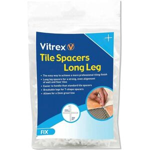 Vitrex Long Leg Spacer 2mm - Tile Spacers Vitrex Long Leg Spacer 2mm - Tile Spacers