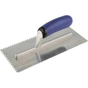 Vitrex Professional Notched Adhesive Trowel - 4mm Stainless Steel, 11x4.5in - Adhesive Trowel Vitrex Professional Notched Adhesive Trowel - 4mm Stainless Steel, 11x4.5in - Adhesive Trowel