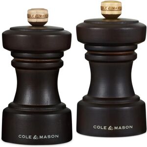 Cole & Mason Hoxton Chocolate Wood Salt and Pepper Mill Set - Salt & Pepper, Adjustable Grind Cole & Mason Hoxton Chocolate Wood Salt and Pepper Mill Set - Salt & Pepper, Adjustable Grind