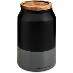 Cole & Mason Hinxton Storage Jar - Grey Ceramic Kitchen Canister Cole & Mason Hinxton Storage Jar - Grey Ceramic Kitchen Canister