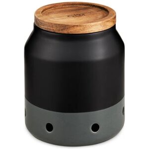 Cole & Mason Elmdon Ceramic Garlic Jar - Grey - Kitchen Storage Cole & Mason Elmdon Ceramic Garlic Jar - Grey - Kitchen Storage