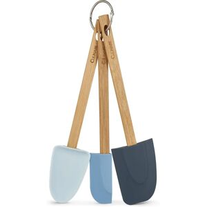 Culinare Naturals Bamboo Kitchen Utensil Set - 3 Silicone Spatulas - 30cm - Eco-Friendly Culinare Naturals Bamboo Kitchen Utensil Set - 3 Silicone Spatulas - 30cm - Eco-Friendly
