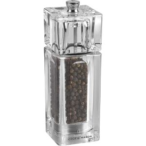 Cole & Mason Cube Pepper Mill - Precision, Clear Cole & Mason Cube Pepper Mill - Precision, Clear
