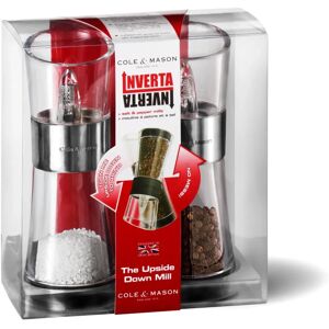 Cole & Mason Inverta Flip Mills Gift Set - Salt and Pepper Grinder Set Cole & Mason Inverta Flip Mills Gift Set - Salt and Pepper Grinder Set