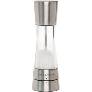 Cole & Mason Derwent Stainless Steel Gourmet Salt Mill - 190mm Cole & Mason Derwent Stainless Steel Gourmet Salt Mill - 190mm