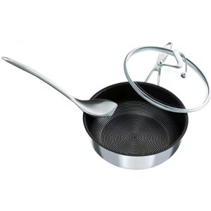Circulon SteelShield C-Series Stainless Steel Non-Stick Chef's Pan & Lid - 24cm Circulon SteelShield C-Series Stainless Steel Non-Stick Chef's Pan & Lid - 24cm