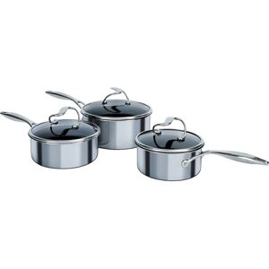 Circulon SteelShield C-Series Stainless Steel Non-Stick Saucepan Set - Cookware Set Circulon SteelShield C-Series Stainless Steel Non-Stick Saucepan Set - Cookware Set