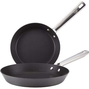 Anolon Model 85069 Hard-Anodized Non-Stick Frying Pan Set - Fry Pans Anolon Model 85069 Hard-Anodized Non-Stick Frying Pan Set - Fry Pans
