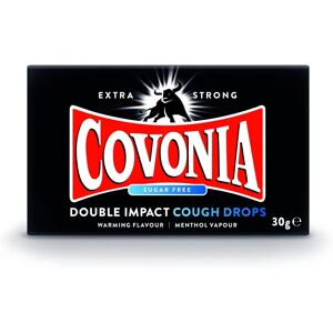 Covonia Double Impact Sugar Free Cough Drops - 30g Covonia Double Impact Sugar Free Cough Drops - 30g