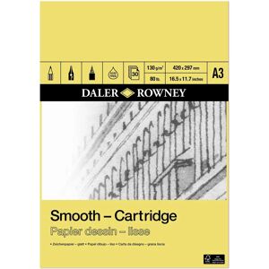 Daler-Rowney White A3 Cartridge Pad - Drawing & Sketching Daler-Rowney White A3 Cartridge Pad - Drawing & Sketching