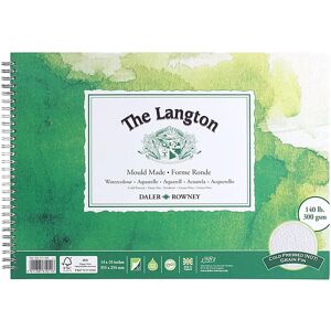 Daler-Rowney Langton Watercolour Spiral Pad 14x10in 300gsm - Watercolour Paper Daler-Rowney Langton Watercolour Spiral Pad 14x10in 300gsm - Watercolour Paper