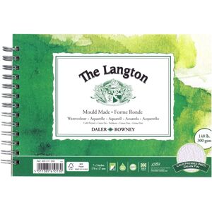 Daler-Rowney Langton Watercolour Pad - 7 x 5 - Spiral, 140lb, Cold Pressed Daler-Rowney Langton Watercolour Pad - 7 x 5 - Spiral, 140lb, Cold Pressed