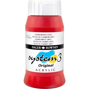 Daler-Rowney System 3 Acrylic Paint - Cadmium Red 500ml Daler-Rowney System 3 Acrylic Paint - Cadmium Red 500ml