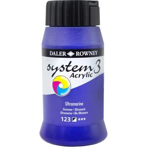 Daler-Rowney Daler Rowney System 3 Ultramarine Acrylic Paint - 500ml Daler-Rowney Daler Rowney System 3 Ultramarine Acrylic Paint - 500ml