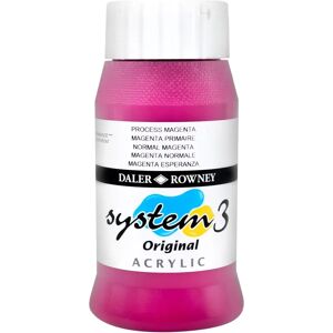Daler-Rowney System 3 Acrylic Paint - Magenta 500ml Daler-Rowney System 3 Acrylic Paint - Magenta 500ml