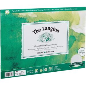 Daler-Rowney Langton 16x12in Watercolour Block - Watercolour Paper Daler-Rowney Langton 16x12in Watercolour Block - Watercolour Paper
