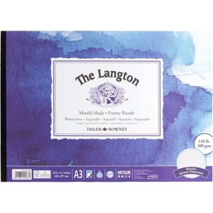 Daler-Rowney Langton Watercolour Pad - Textured Watercolor Paper - A3 Daler-Rowney Langton Watercolour Pad - Textured Watercolor Paper - A3