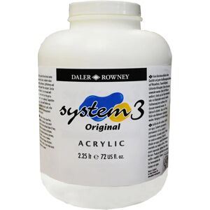 Daler-Rowney Daler Rowney System 3 Acrylic Paint Titanium White 2.25L Daler-Rowney Daler Rowney System 3 Acrylic Paint Titanium White 2.25L
