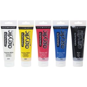 Peinture acrylique Graduate Daler-Rowney - Terre de Sienne Brûlée - 120ml - Publicité Peinture acrylique Graduate Daler-Rowney - Terre de Sienne Brûlée - 120ml - Publicité