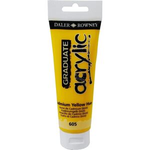 Daler-Rowney Graduate Acrylic Paint - Cadmium Yellow Hue - 120ml Daler-Rowney Graduate Acrylic Paint - Cadmium Yellow Hue - 120ml