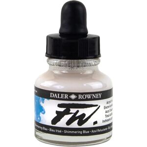 Daler-Rowney FW Artists Acrylic Ink - Shimmering Blue Daler-Rowney FW Artists Acrylic Ink - Shimmering Blue