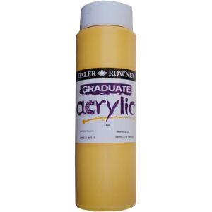 Daler-Rowney D123500634 Naples Yellow Acrylic 500ML - Acrylic Paint Daler-Rowney D123500634 Naples Yellow Acrylic 500ML - Acrylic Paint