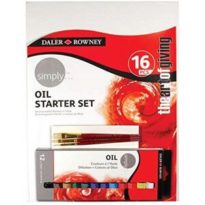 Daler-Rowney Simply Oil Starter Set - Oil Paints for Beginners Daler-Rowney Simply Oil Starter Set - Oil Paints for Beginners
