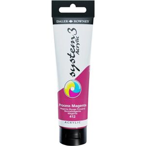 Daler-Rowney System 3 Acrylic Paint - Magenta 150ml Daler-Rowney System 3 Acrylic Paint - Magenta 150ml