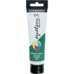 Daler-Rowney System3 Acrylic Paint - Phthalo Green Daler-Rowney System3 Acrylic Paint - Phthalo Green