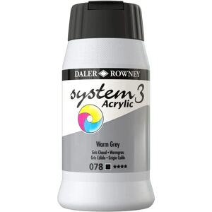 Daler-Rowney Daler Rowney System 3 Acrylic Paint 500ml Warm Grey - Acrylic Paint Daler-Rowney Daler Rowney System 3 Acrylic Paint 500ml Warm Grey - Acrylic Paint