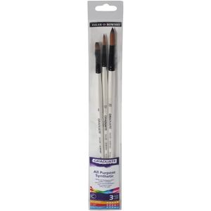 Daler-Rowney Graduate All Purpose Synthetic Long Handle Brush Set - Paintbrush Set Daler-Rowney Graduate All Purpose Synthetic Long Handle Brush Set - Paintbrush Set