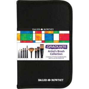 Daler-Rowney Graduate Multi-Technique Brush Set of 10 - Brush Set Daler-Rowney Graduate Multi-Technique Brush Set of 10 - Brush Set