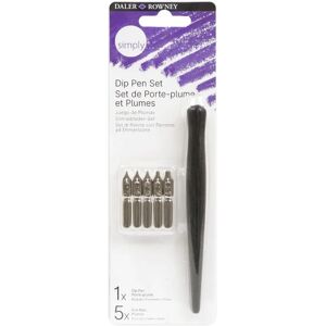 Daler-Rowney Daler-Rowney Set de Stylos à Dip - Pour Calligraphie - Publicité Daler-Rowney Daler-Rowney Set de Stylos à Dip - Pour Calligraphie - Publicité