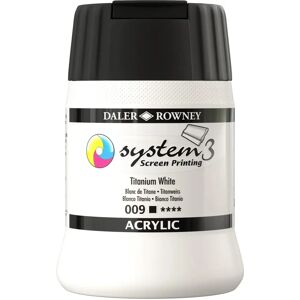 Daler-Rowney System3 250ml Black Acrylic Screen Printing Paint - Art Supply Daler-Rowney System3 250ml Black Acrylic Screen Printing Paint - Art Supply