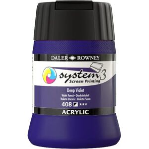 Daler-Rowney D141250408 - Black Acrylic Paint - Screen Printing - 250ml Daler-Rowney D141250408 - Black Acrylic Paint - Screen Printing - 250ml